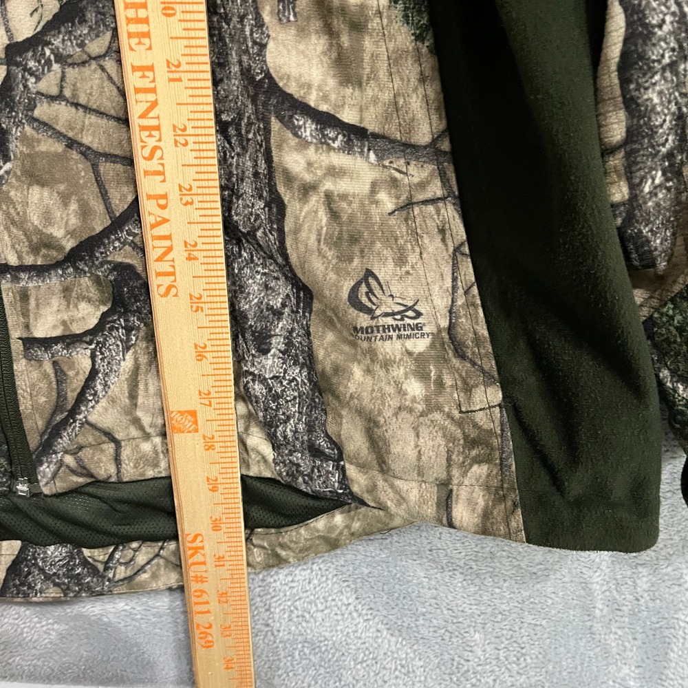 Habit Jacket Mens XL Camo Hunting Outdoors Full‎ Zip Scent Factor Mothwing - Picture 13 of 16